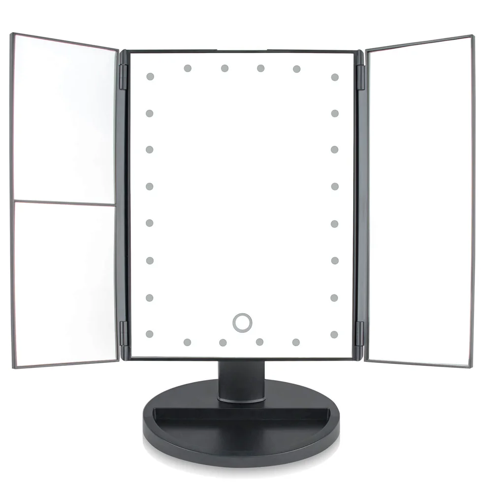Rio Miroir de Maquillage à Intensité d'Éclairage Variable 24 LED, Grossissant X2 et X3Image1