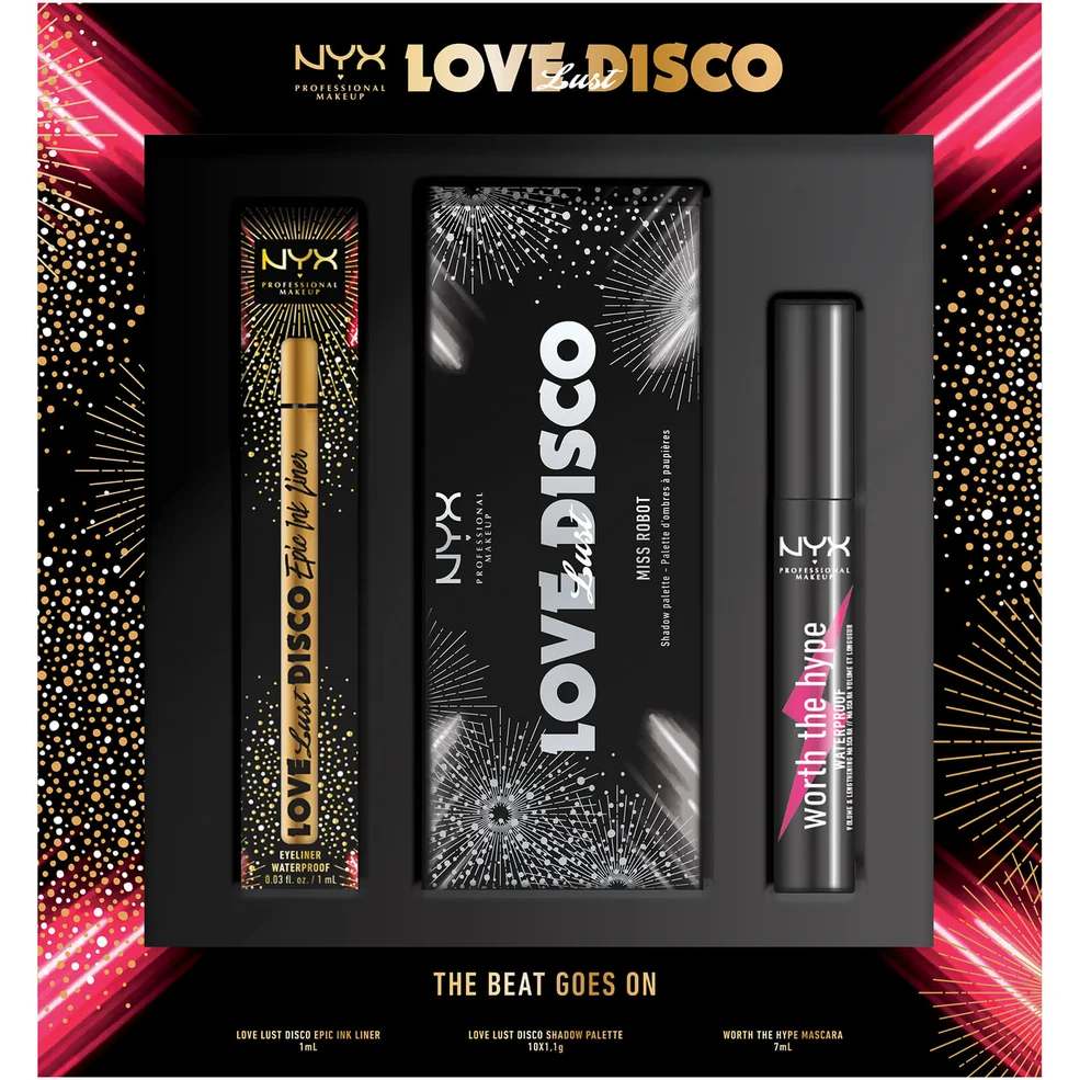 NYX Professional Makeup The Beat Goes on Complete Party Eye Christmas Gift SetImage1