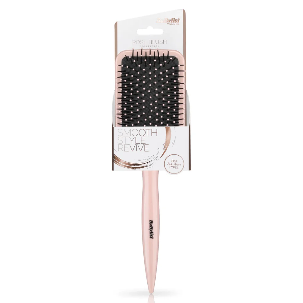 BaByliss Rose Blush Paddle BrushImage1