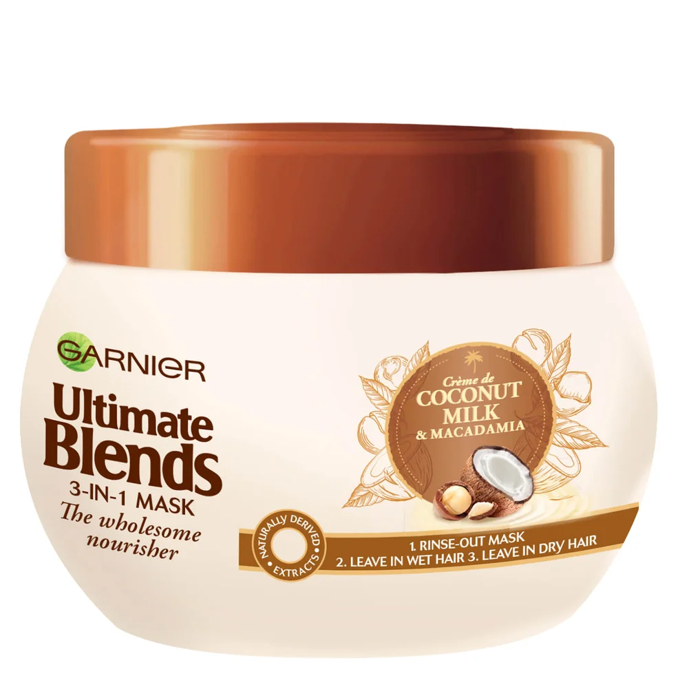 Garnier Ultimate Blends Coconut Milk Dry Hair Treatment Mask 300mlImage1