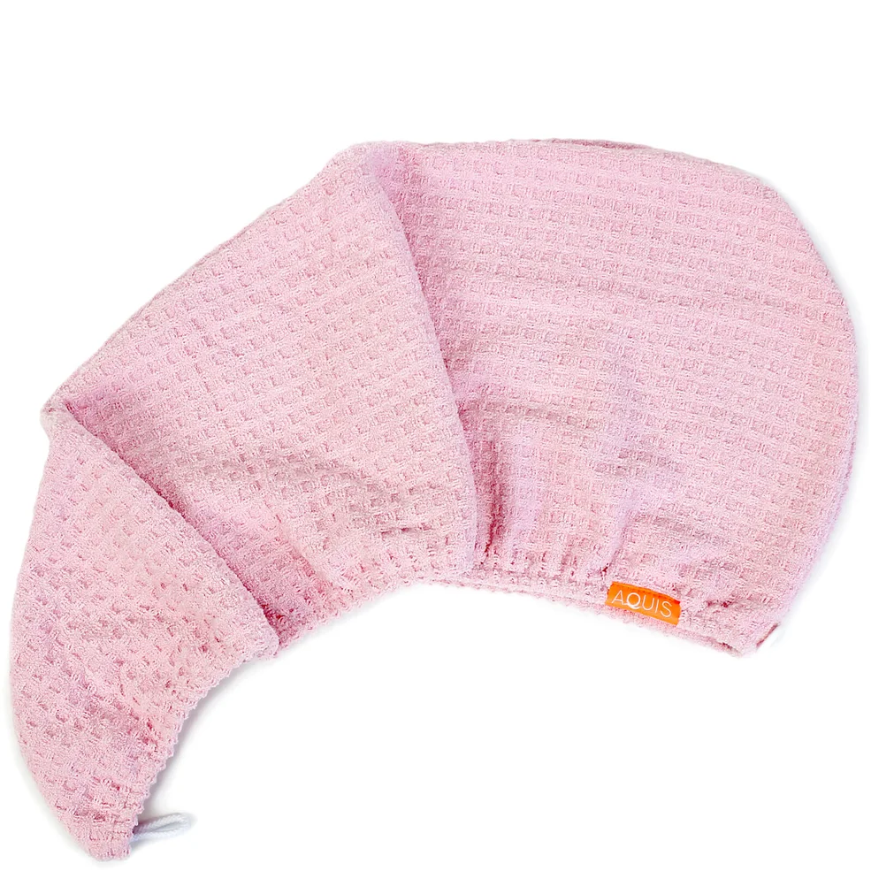 Aquis Hair Turban Waffle Luxe BlushImage1