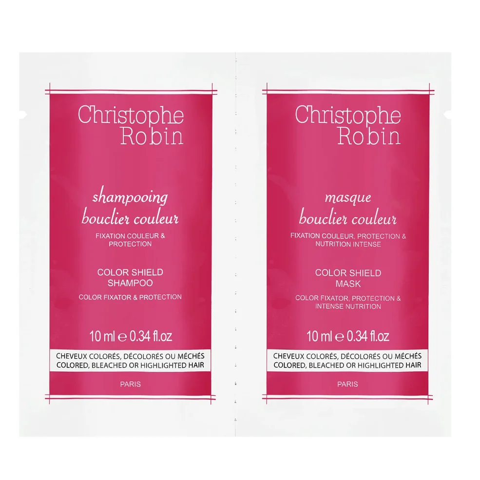 Christophe Robin Shampoo + Mask Duo Sachet Samples 10ml + 10mlImage1