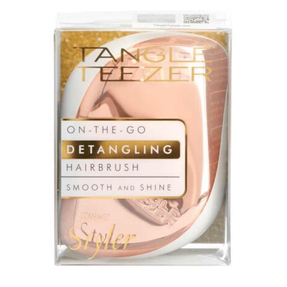 Tangle Teezer Compact Styler Detangling Hairbrush - Rose Gold IvoryImage1