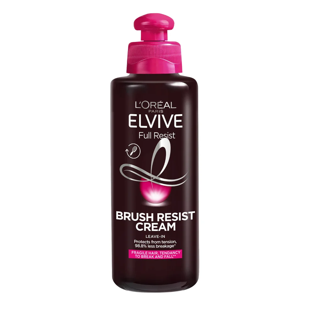 L'Oreal Elvive Full Resist Fragile Hair Brush Resist Cream with Biotin, for Hair Fall 200mlImage1