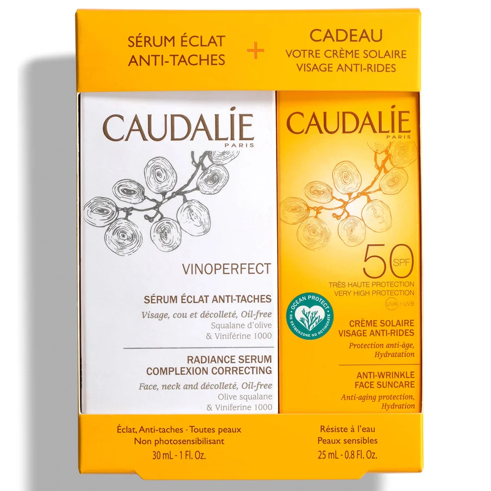 Caudalie Vinoperfect Serum 30ml and SPF50 Suncare Duo 25mlImage1