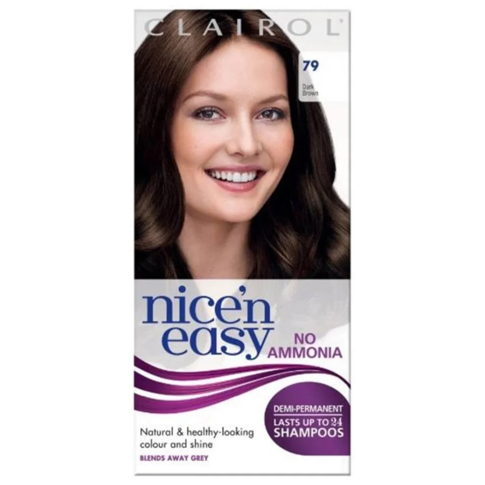 Clairol Nice'n Easy Semi-Permanent Hair Dye with No Ammonia (Various Shades)Image1