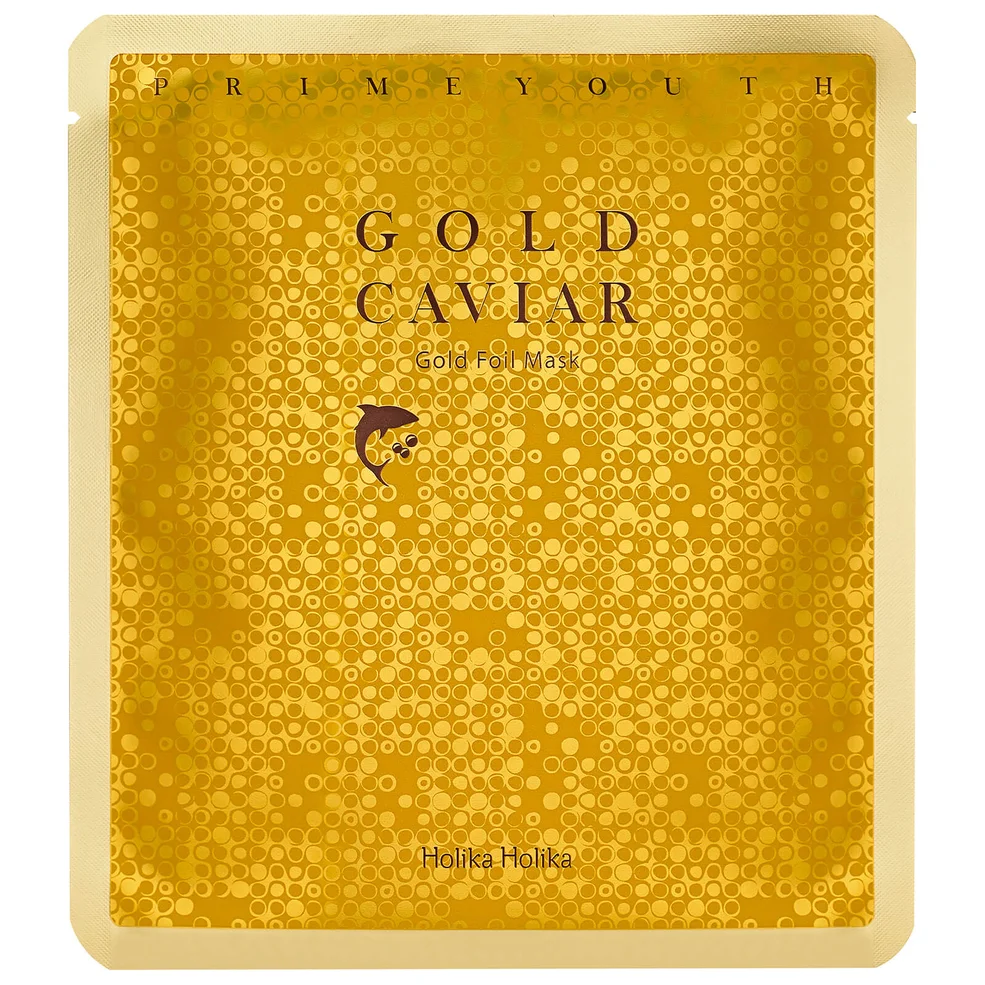 Holika Holika Prime Youth Gold Caviar Gold Foil Mask 25gImage1