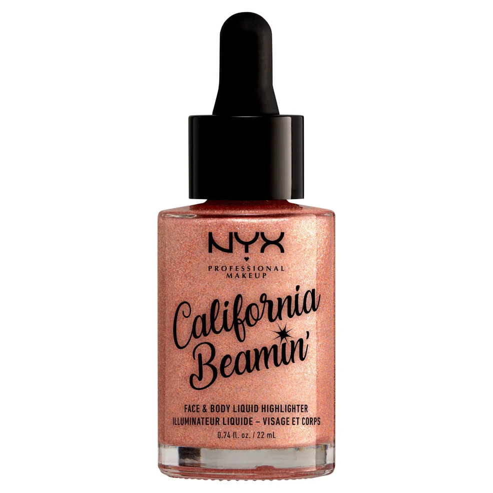 NYX Professional Makeup California Beaming Face and Body Liquid Highlighter 22ml (Various Shades)Image1
