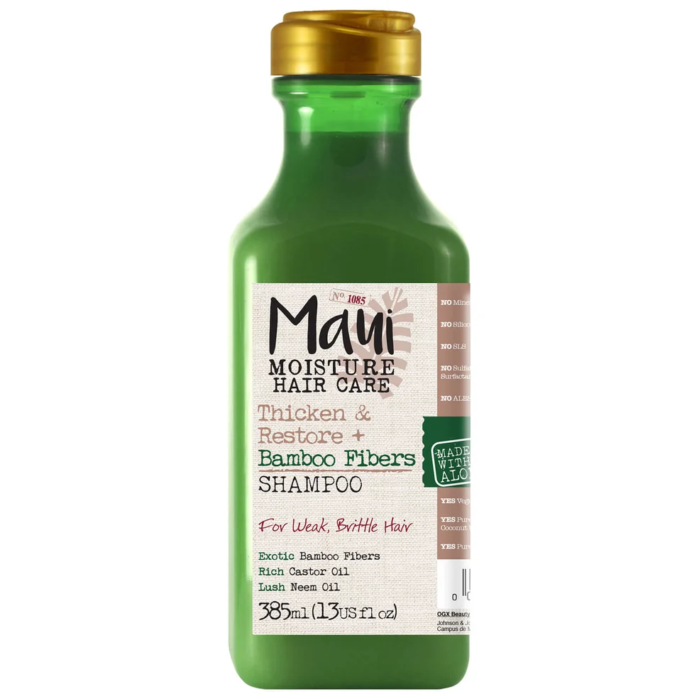 Maui Moisture Thicken and Restore+ Bamboo Fibres Shampoo 385mlImage1