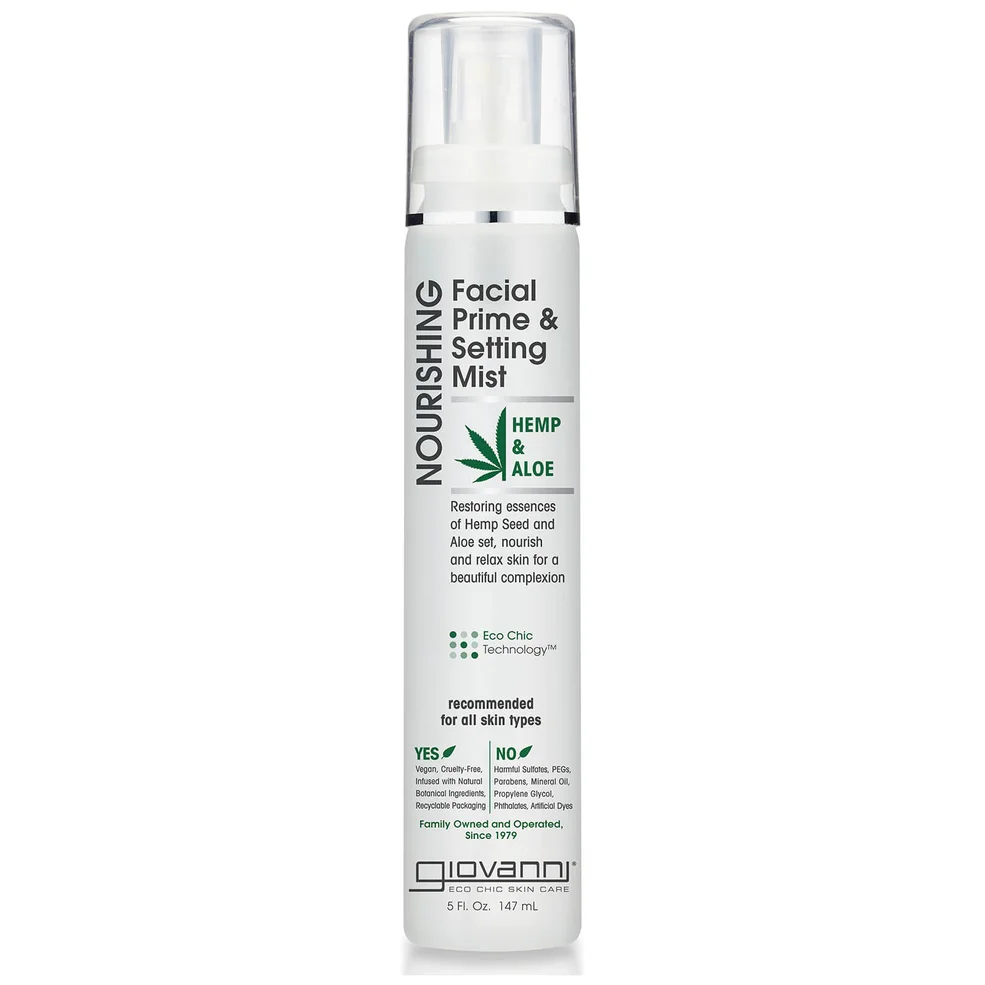 Giovanni Hemp Nourishing Facial Prime and Setting Mist 147mlImage1