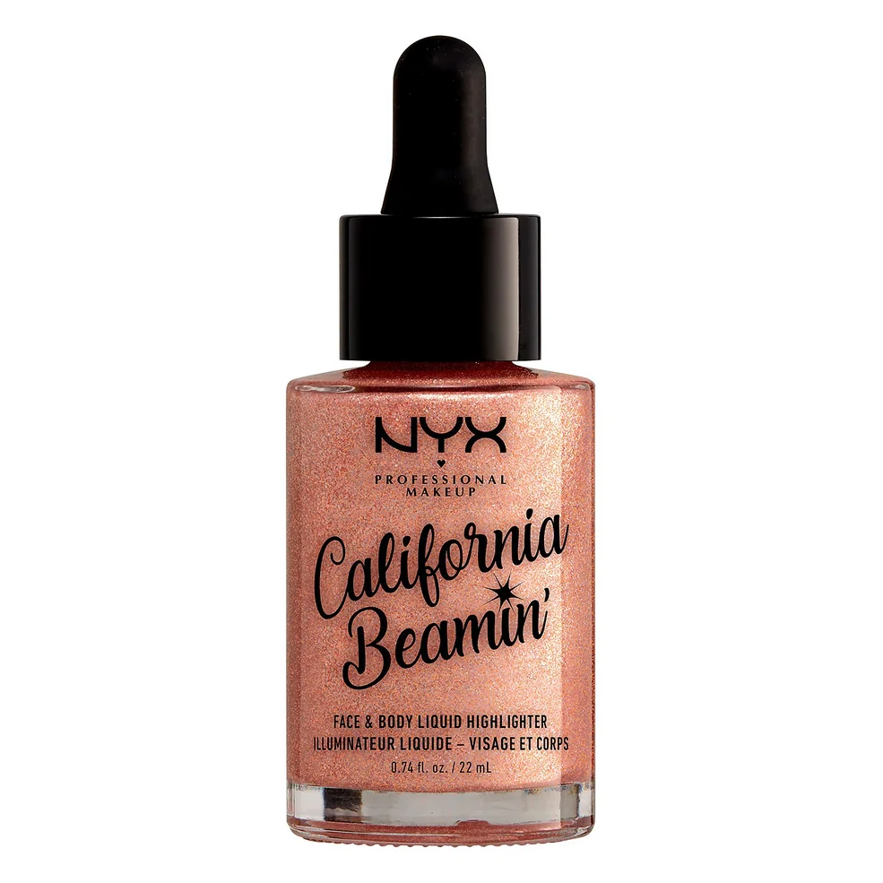 NYX Professional Makeup California Beamin' Face and Body Liquid Highlighter (Various Shades)Image1