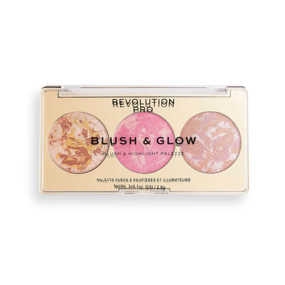 Revolution Pro Blush & Glow Palette - Rose Glow 2.8gImage1