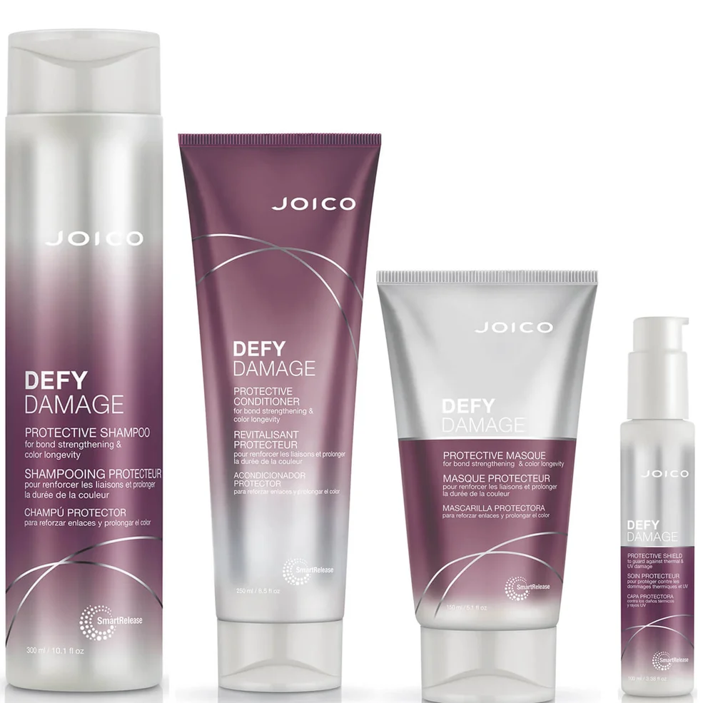Joico Defy Damage Shampoo, Conditioner, Masque and Shield SetImage1