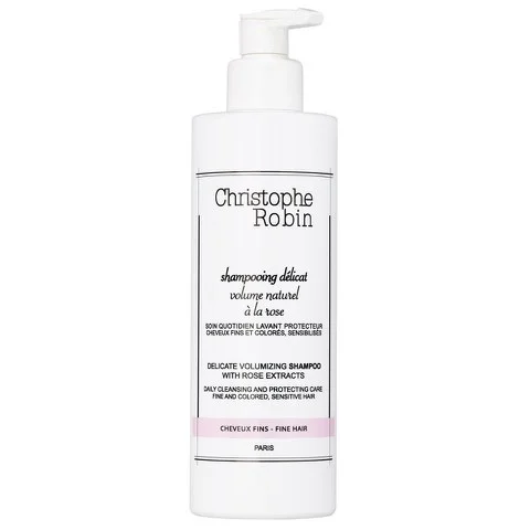 Shampooing délicat volume naturel à la rose de Christophe Robin (400 ml)