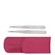 Tweezerman Kit de Petites Pinces à Épiler - Rose