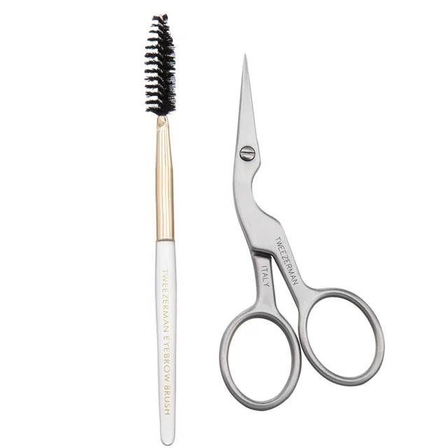 Tweezerman Ciseaux et Brosse à Sourcils