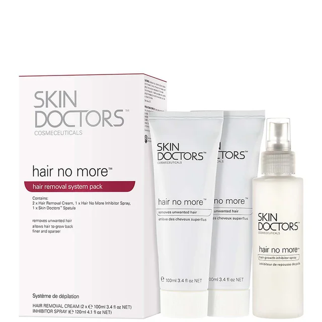 Skin Doctors Hair No More Hair (3 Products) Système d’Epilation (3 produits)