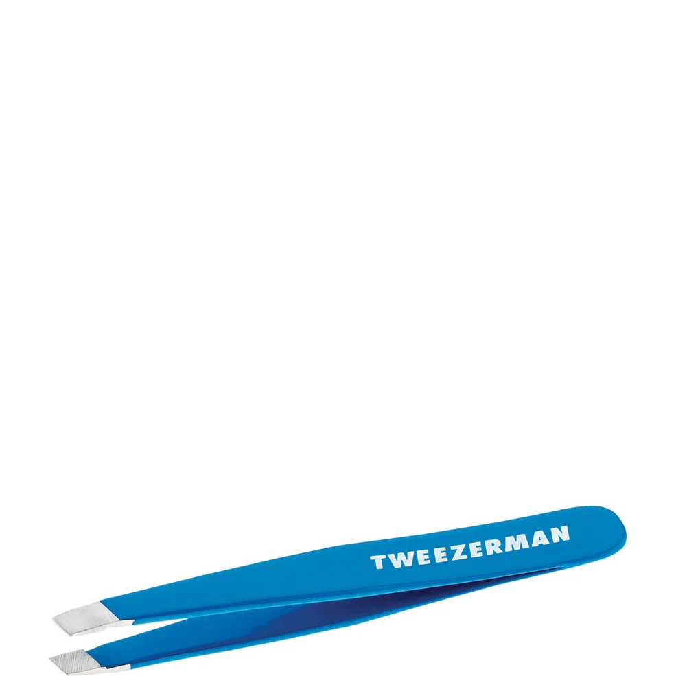 Tweezerman Mini Pince à Épiler Biseautée - Blue BahamaImage1