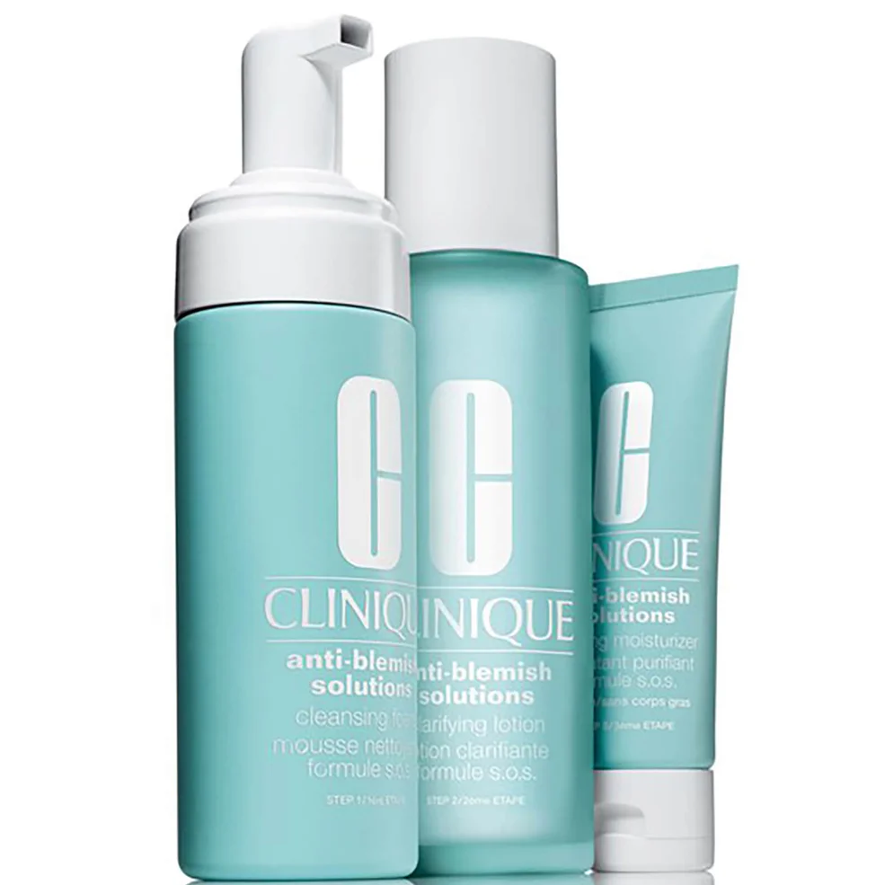 Clinique Anti Blemish Solutions 3 Step System coffret anti-imperfectionsImage1