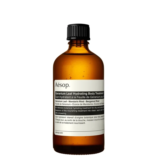 Aesop Soin Hydratant à la Feuille de Géranium pour le Corps 100 ml