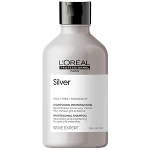Shampoing éclat pour cheveux gris et blancs L'Oréal Serie Expert Silver 250ml - Size 300ml