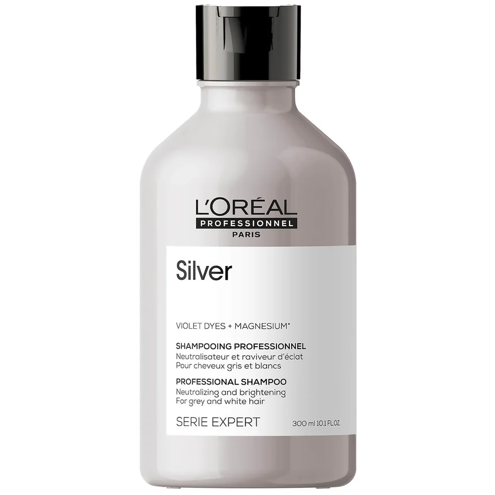 Shampoing éclat pour cheveux gris et blancs L'Oréal Serie Expert Silver 250mlImage1