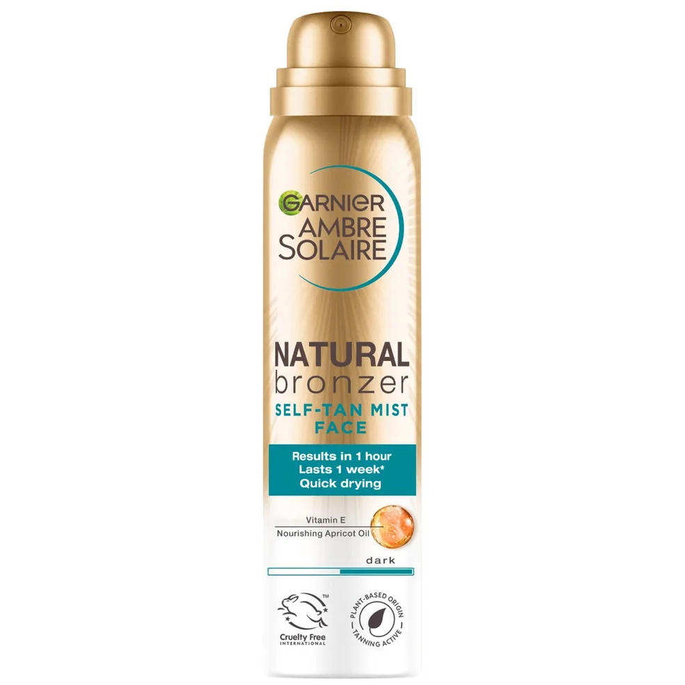 Ambre Solaire Natural Bronzer Quick Drying Dark Self Tan Face Mist 75mlImage1