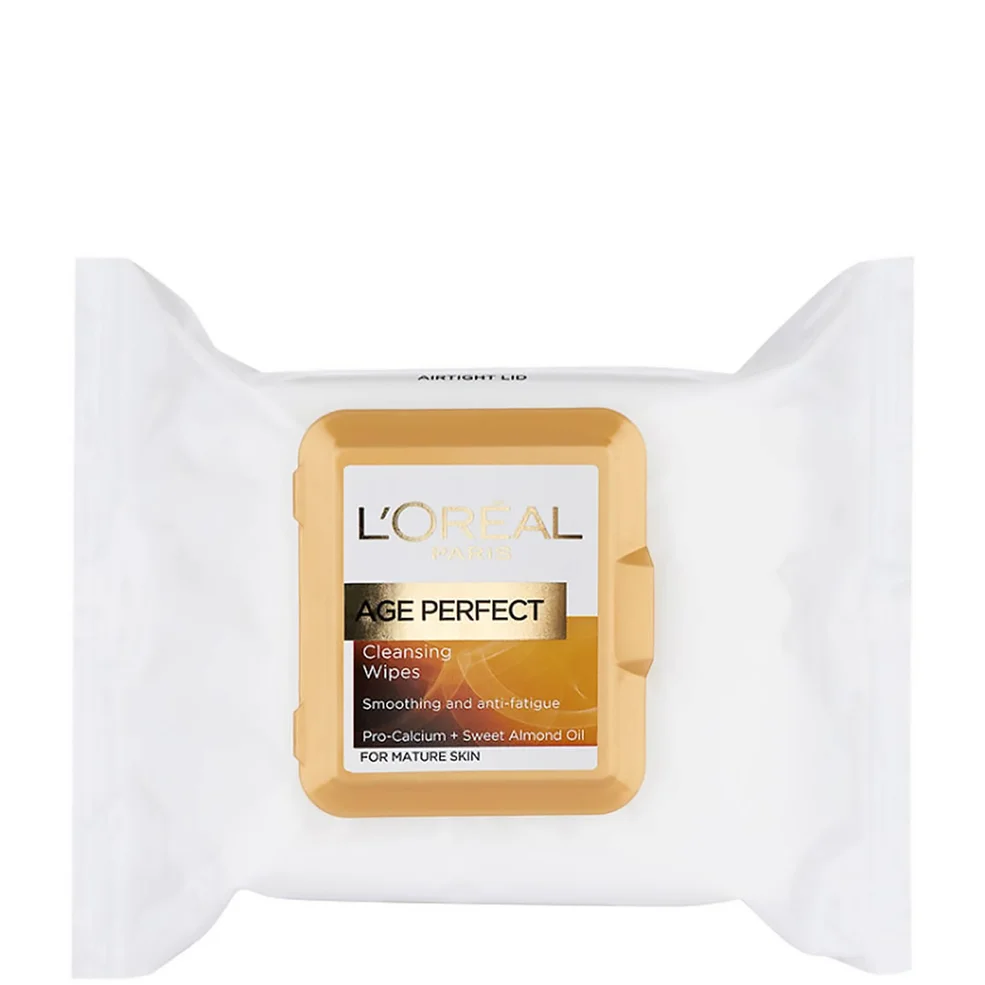L'Oréal Paris Age Perfect Lingettes Nettoyantes pour Peaux Matures (25 lingettes)Image1