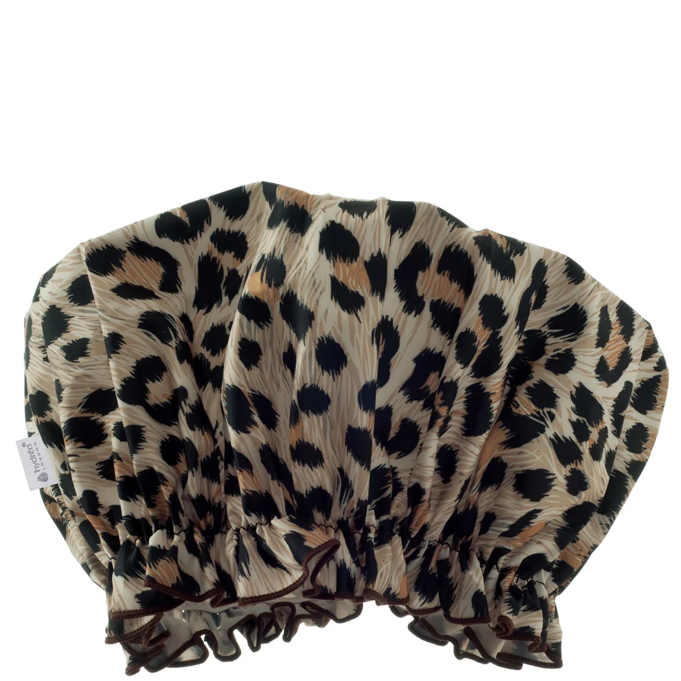 Bonnet de douche écologique motif léopard Hydréa LondonImage1