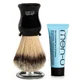 Men-ü DB Premier Shave Brush avec Support en Chrome- Noir