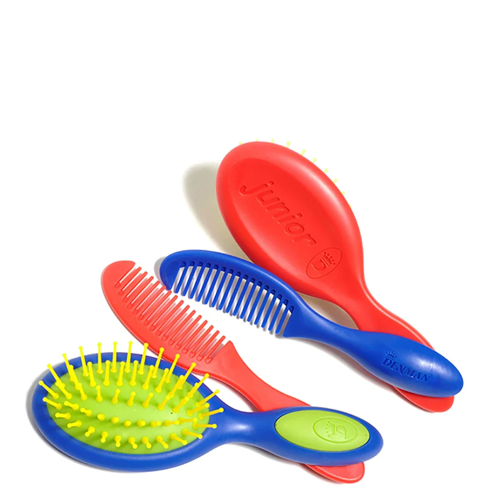 Pinceau pour enfants et Ensemble de Peigne Denman Junior DImage1