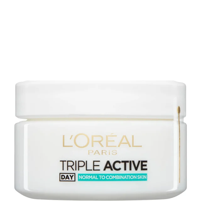 L'Oréal Paris Dermo Expertise Triple Active Crème Hydratante Jour Multi-Protectrice pour Peaux Normales à Mixtes 50 ml