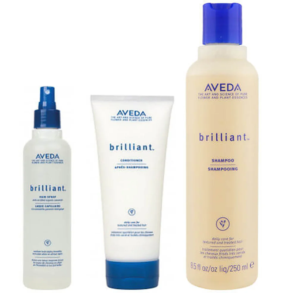 Aveda Brilliant Trio - shampoing, après-shampoing & laqueImage1