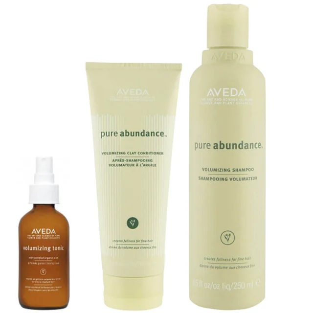 Shampoing, après-shampoing et Purescription Volumising Tonic Aveda Pure Abundance