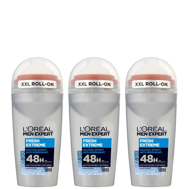 L'Oreal Paris Men Expert Fresh Extreme Deodorant Bille (50 ml) Trio