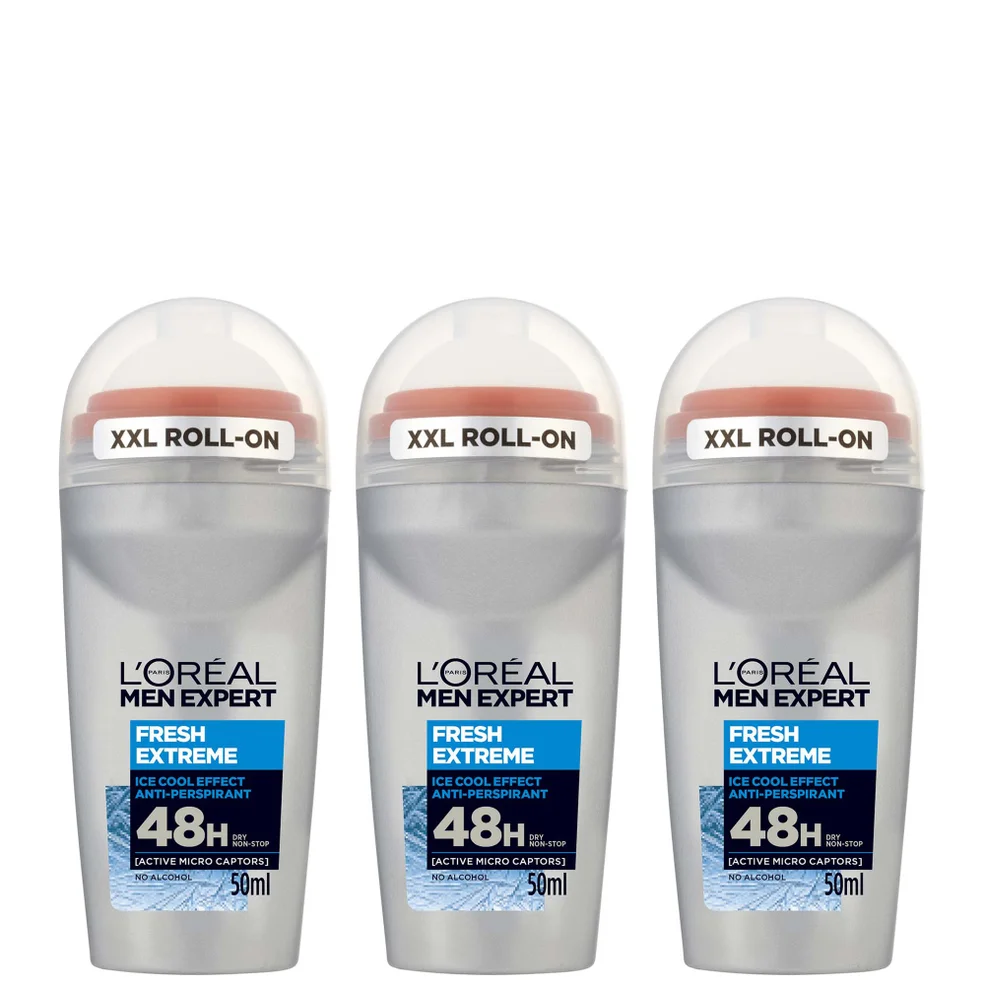 L'Oreal Paris Men Expert Fresh Extreme Deodorant Bille (50 ml) TrioImage1