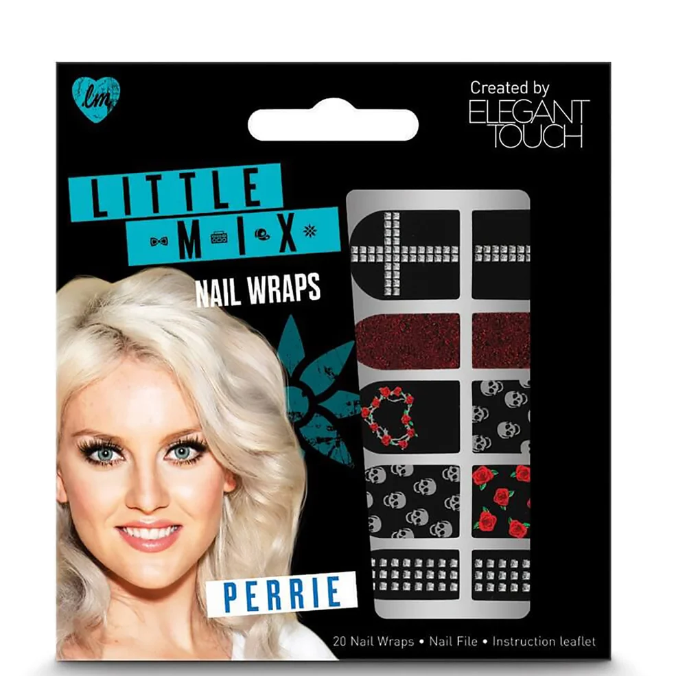 Elegant Touch Little Mix faux ongles nail art - Perrie Nail WrapsImage1