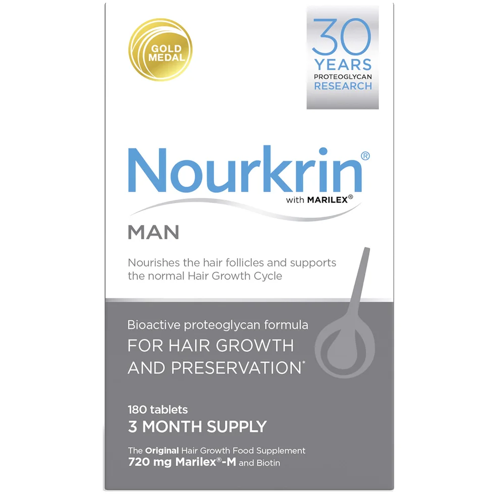 Programme découverte compléments alimentaires - cheveux Nourkrin Man- 3 mois (180 cachets)Image1