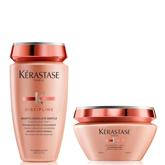 Kérastase Discipline Bain Fluidealiste sans sulfates (250ml) et Maskeratine (200ml)