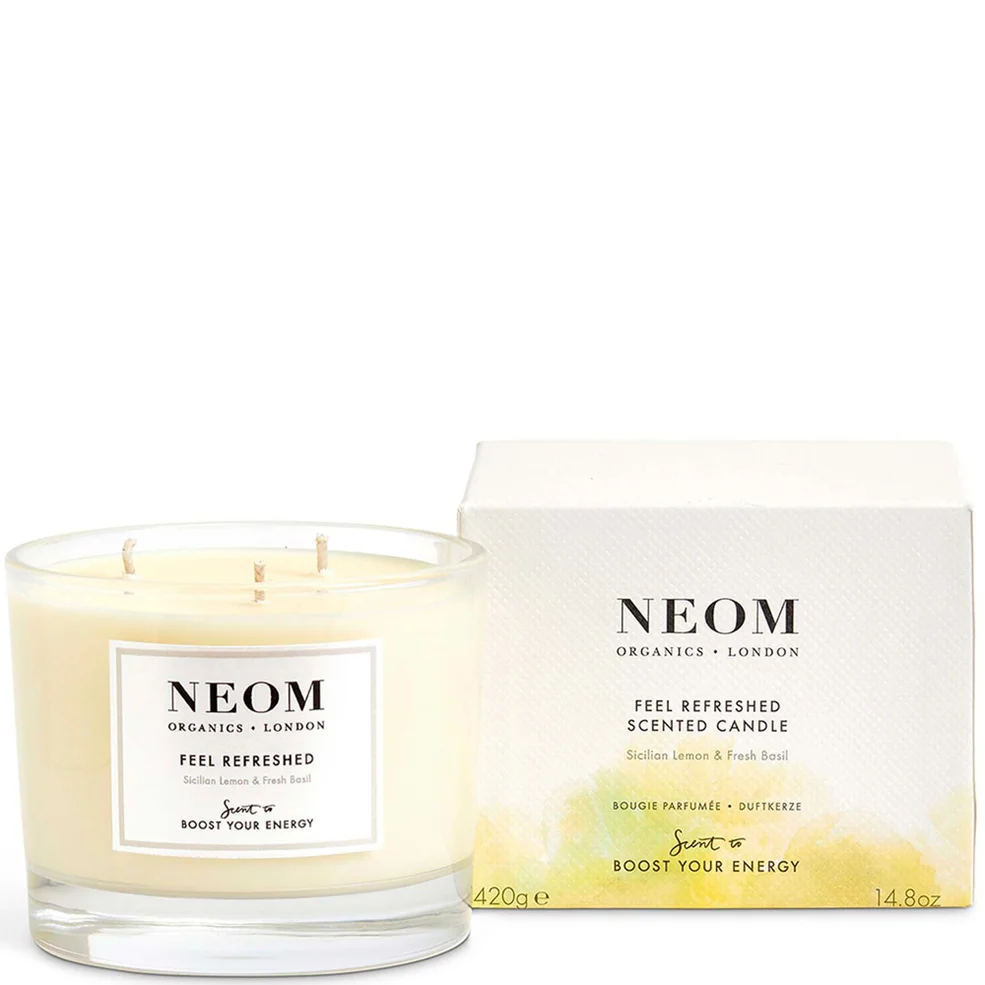 NEOM Feel Refreshed Bougie Parfumée 3 MèchesImage1