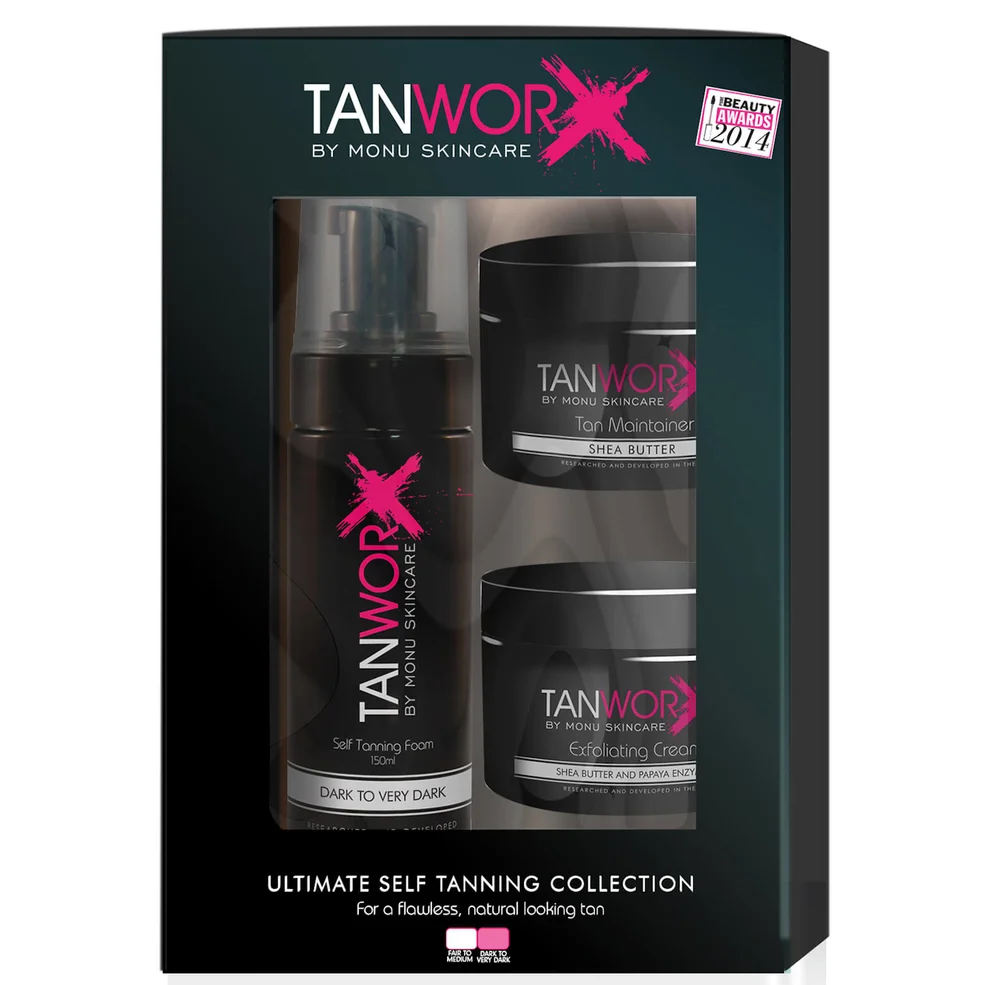 TANWORX Ultimate coffret cadeau autobronzant pour la peau foncéeImage1