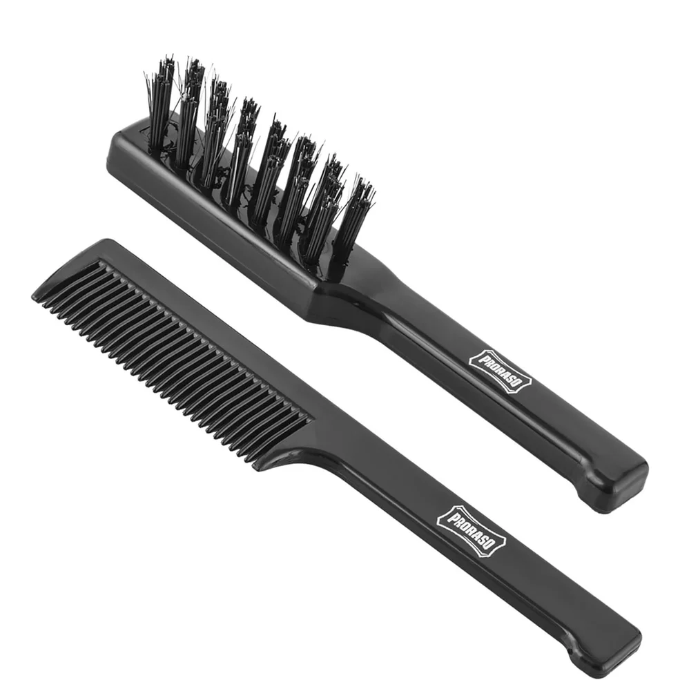 Proraso Moustache Comb and Beard Brush SetImage1