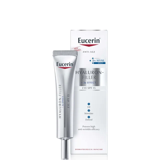 Eucerin® crème yeux acide hyaluronique anti-âge SPF 15 + protection UVA (15ml)