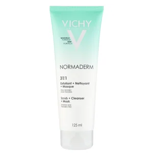 VICHY Normaderm 3 en 1 Nettoyant + Exfoliant + Masque 125 ml - undefined undefined
