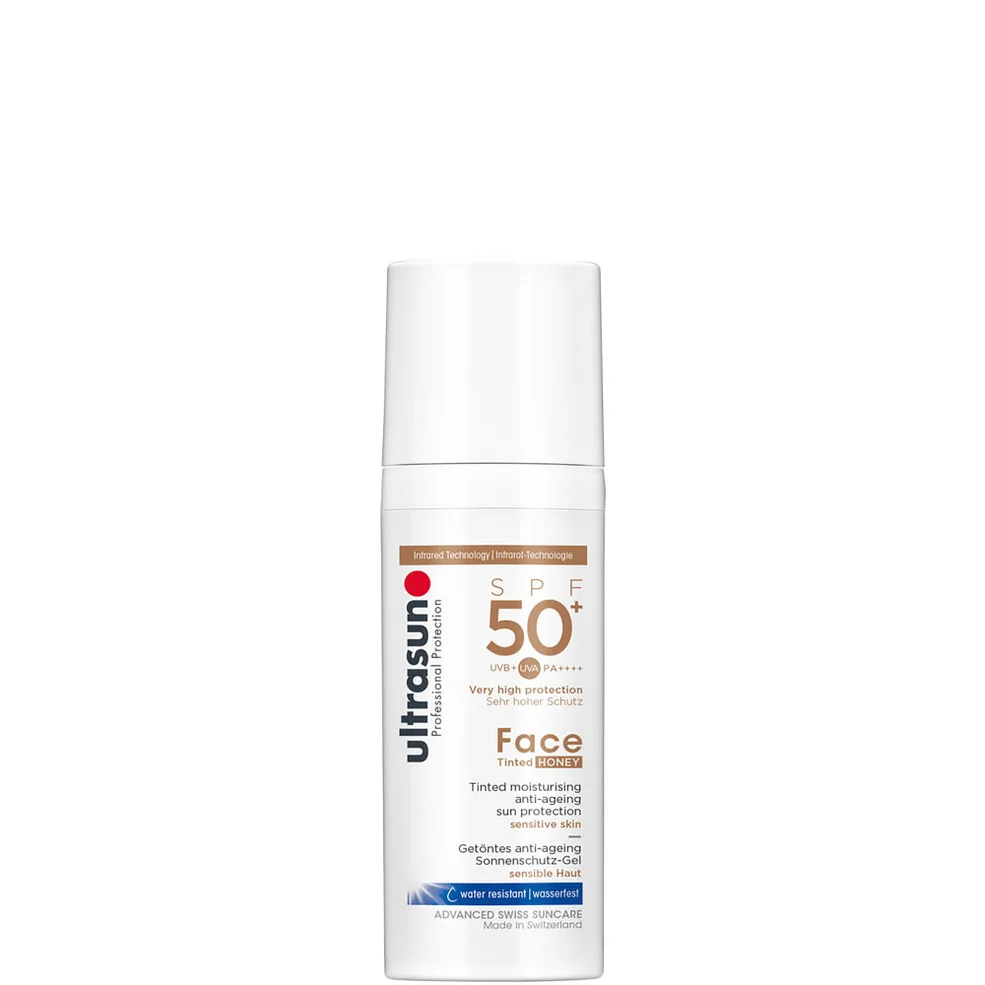 Crème solaire pour le visage teintée SPF50 de Ultrasun (différentes teintes)Image1