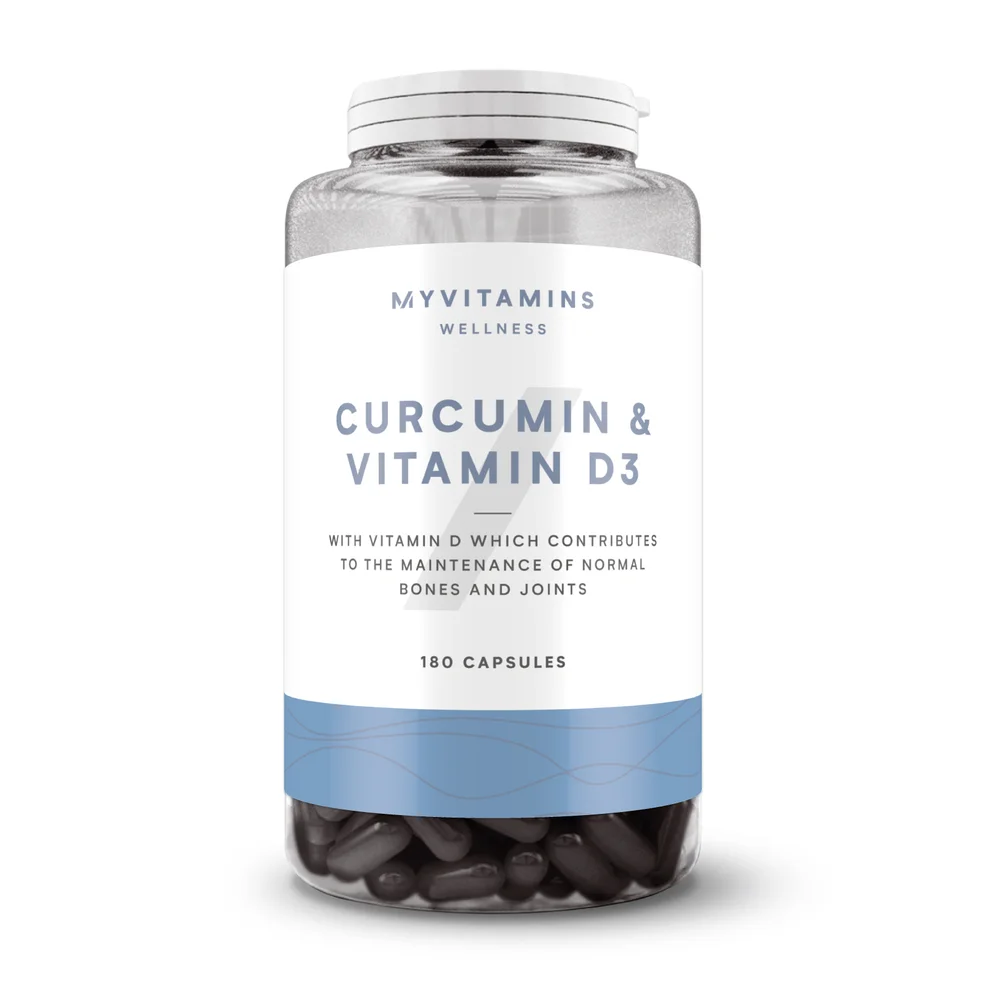 Myvitamins Curcumin & Vitamin D Capsules, 60 CapsulesImage1