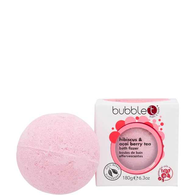 Bombe de Bain Bubble T - Hibiscus & Thé d'Açaï 180g