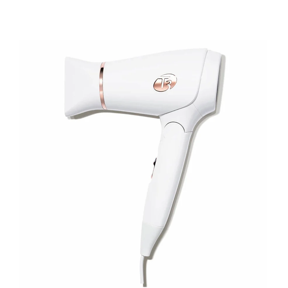 T3 Featherweight Compact Hair Dryer (White/Rose Gold)Image1