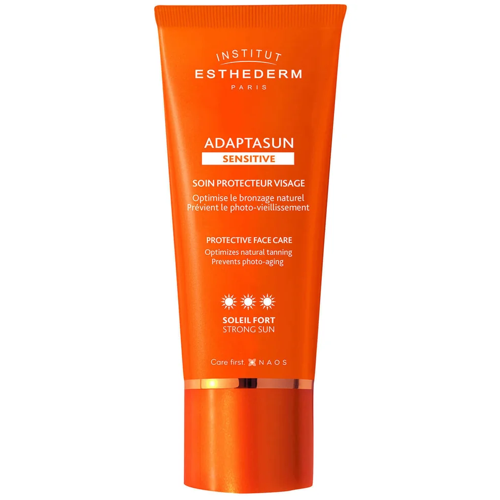 Soin Protecteur Visage soleil fort Adaptasun Sensitive Institut Esthederm 50 mlImage1