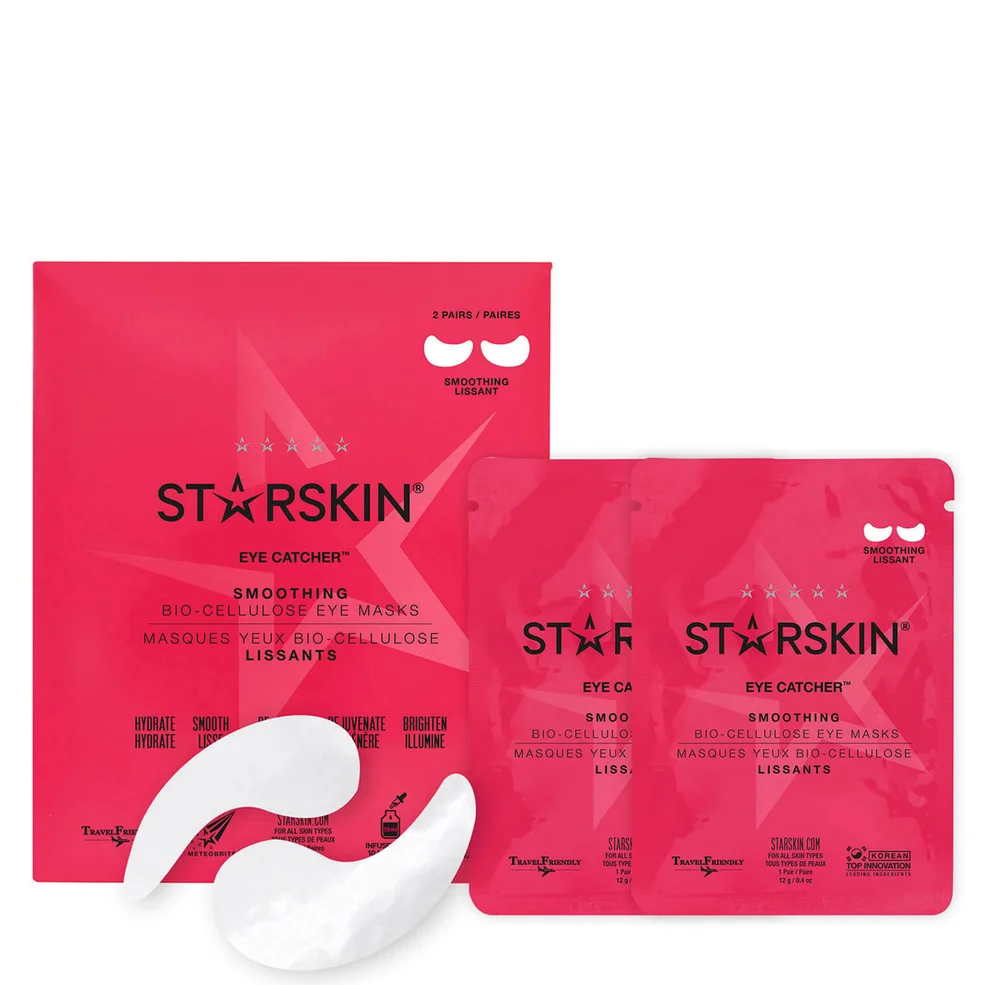 Masque Yeux Lissant Seconde Peau Noix de Coco Bio-Cellulose Eye Catcher™ STARSKIN (2 Pièces)Image1